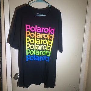 Black Polaroid t shirt